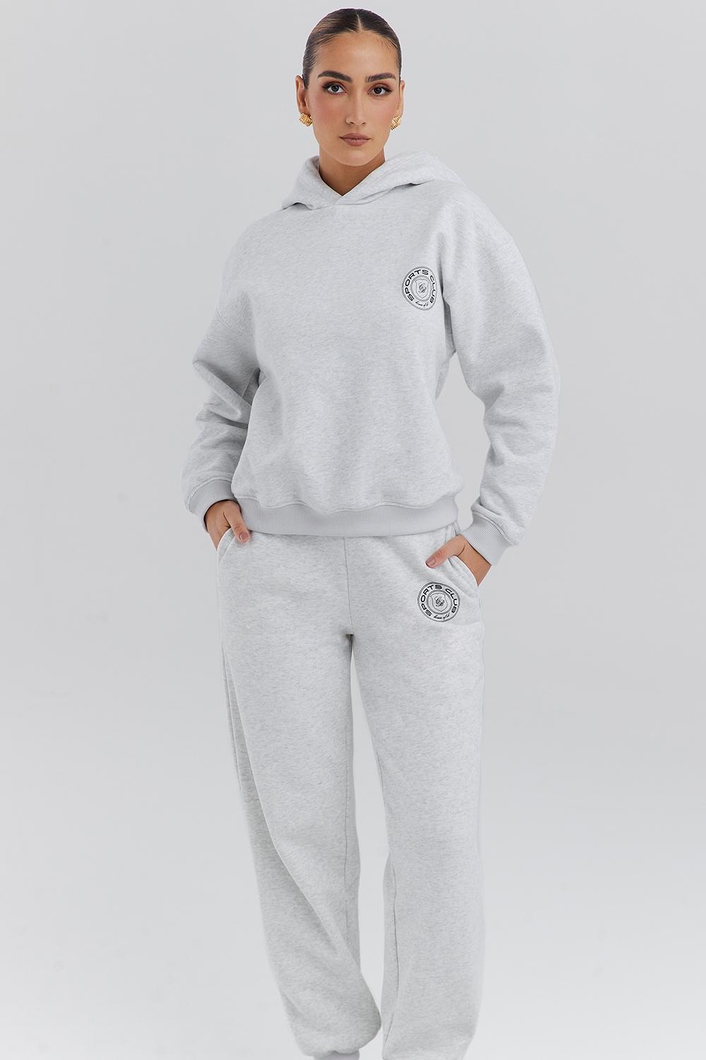 Muse  light grey marl hoodie Product Image