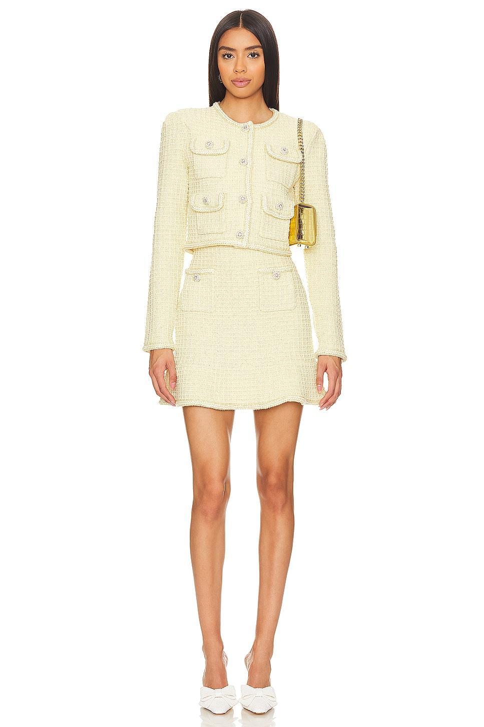 Textured Knit Skirt self-portrait Product Image