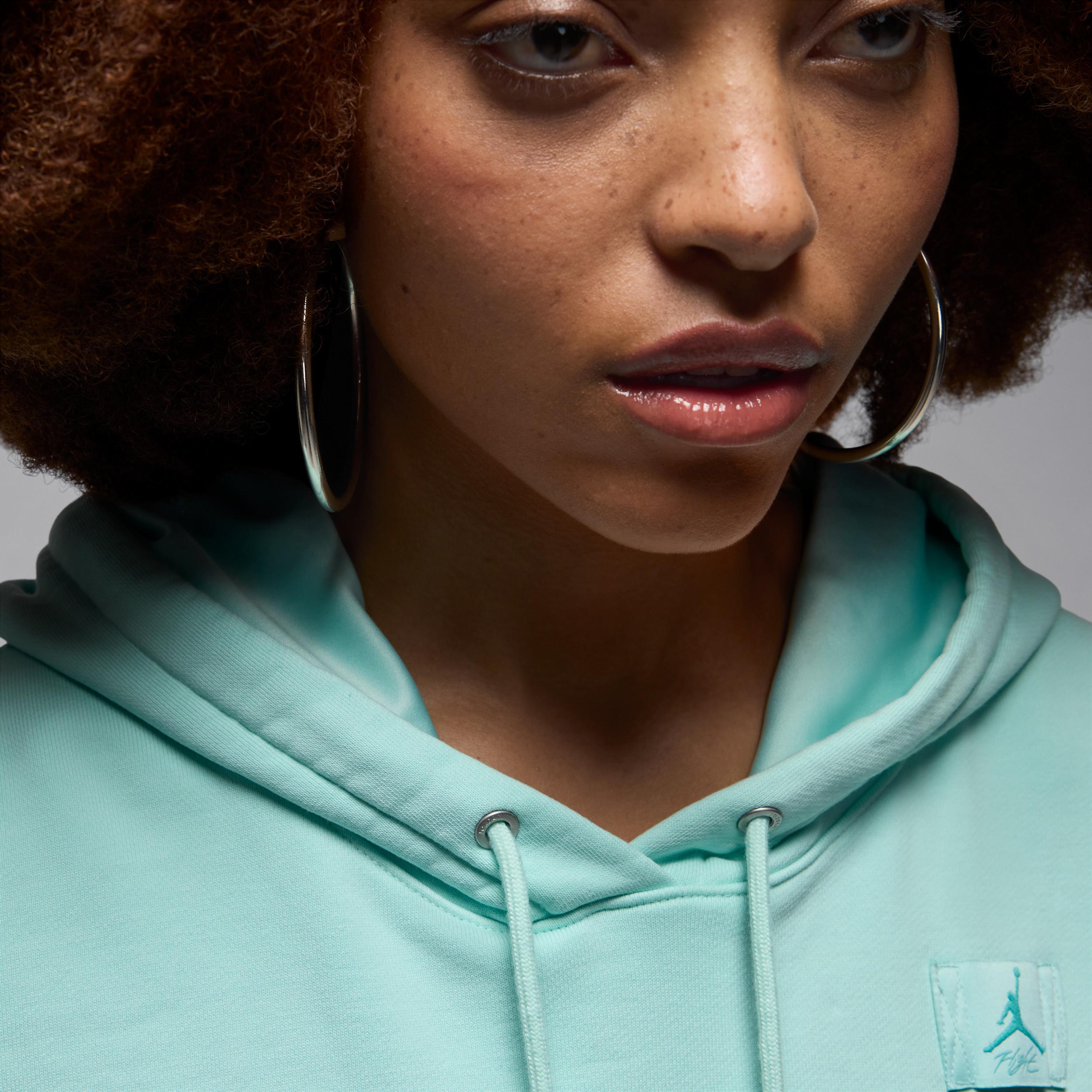 Women's Jordan Flight Fleece Satin-Lined Pullover Hoodie Product Image