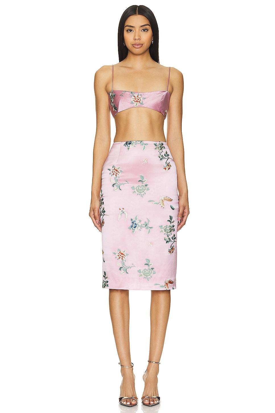Embroidered Pencil Skirt Kim Shui Product Image