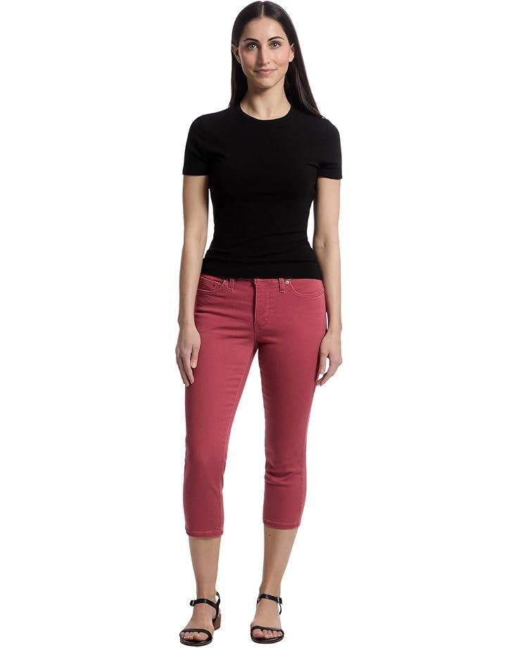 Chloe Skinny Capri Jeans in Spiced Coral Product Image
