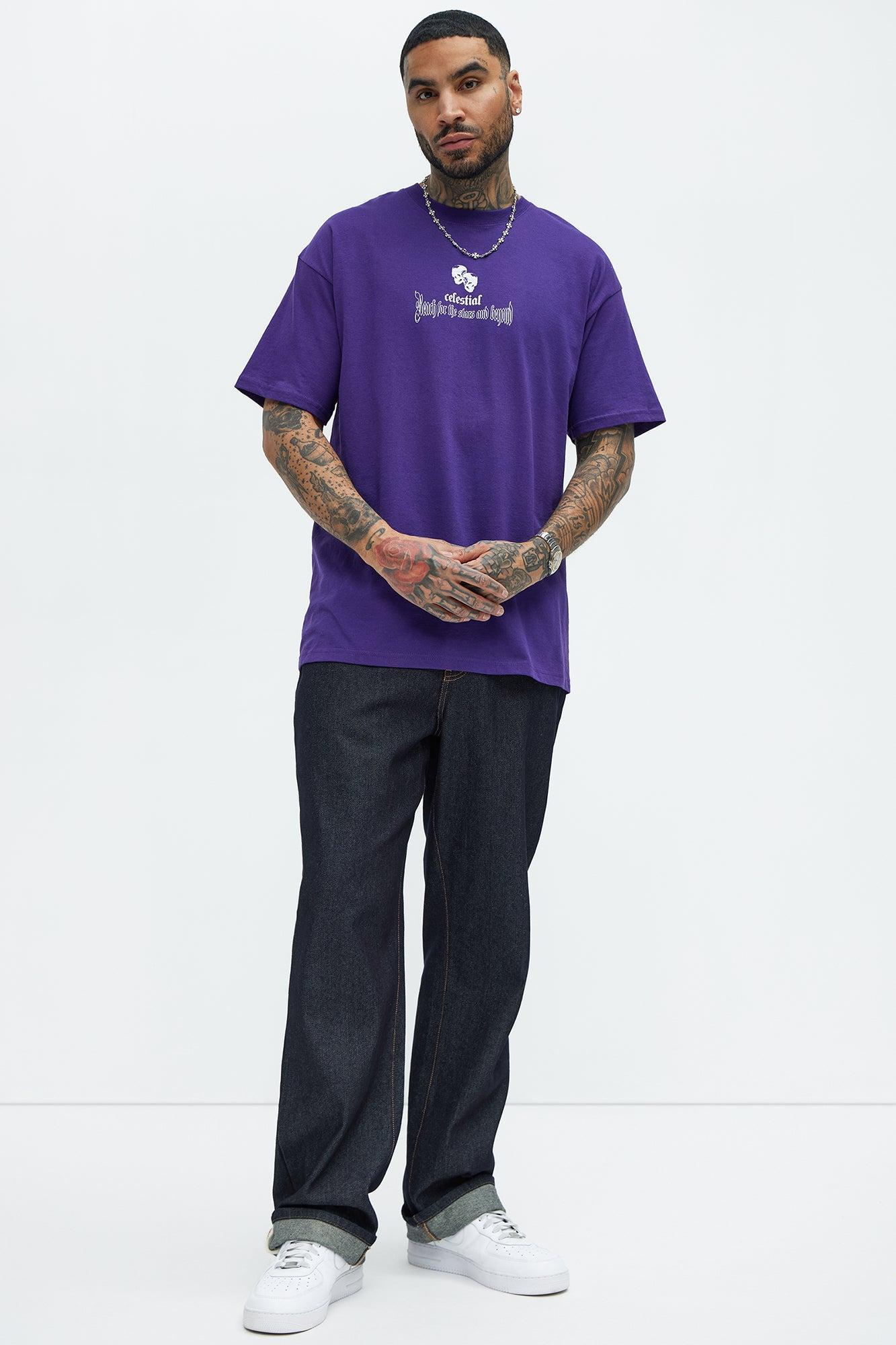 Celestial Infinity Short Sleeve Tee - Purple Product Image
