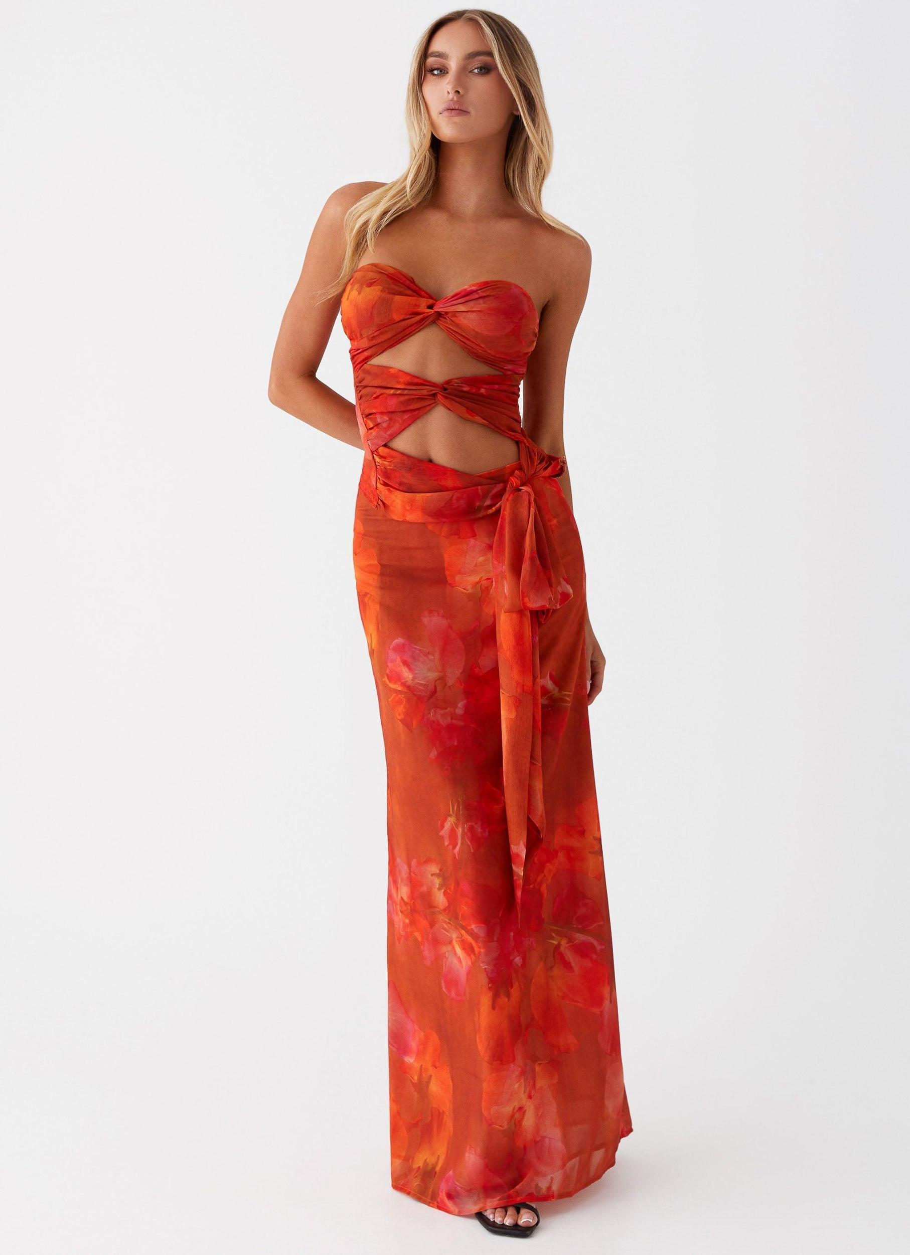 Roame Maxi Skirt - Amber Product Image