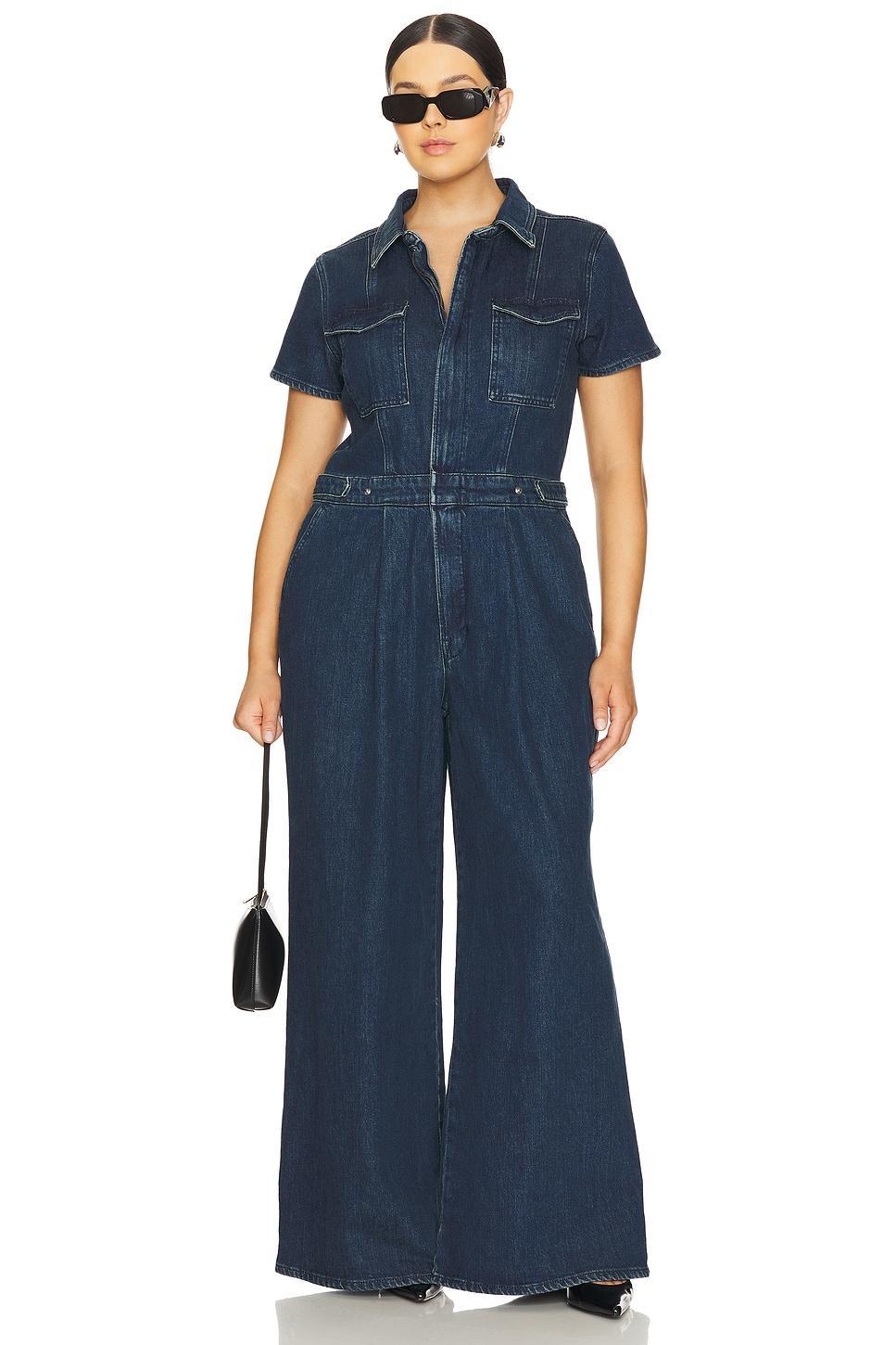 Fit For Success Pleated Wide Leg Good American Product Image