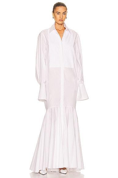 ALAA Maxi Dress in White Product Image