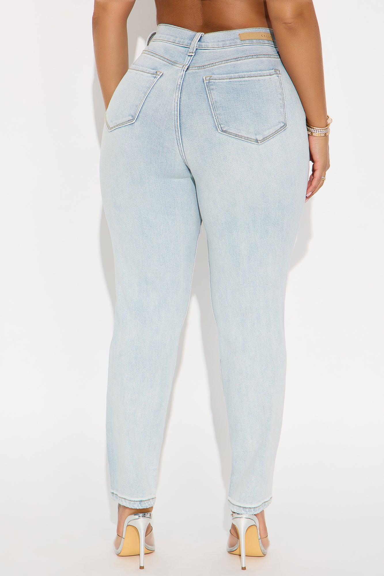I Love My Mom Jeans - Light Wash Product Image