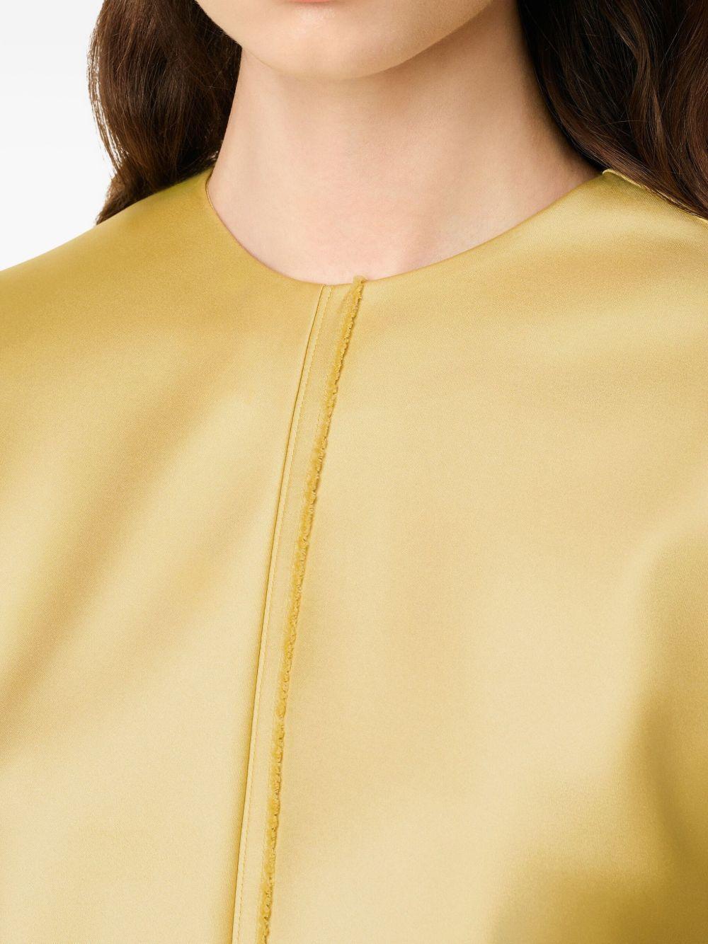 raw-edge sleeveless top Product Image
