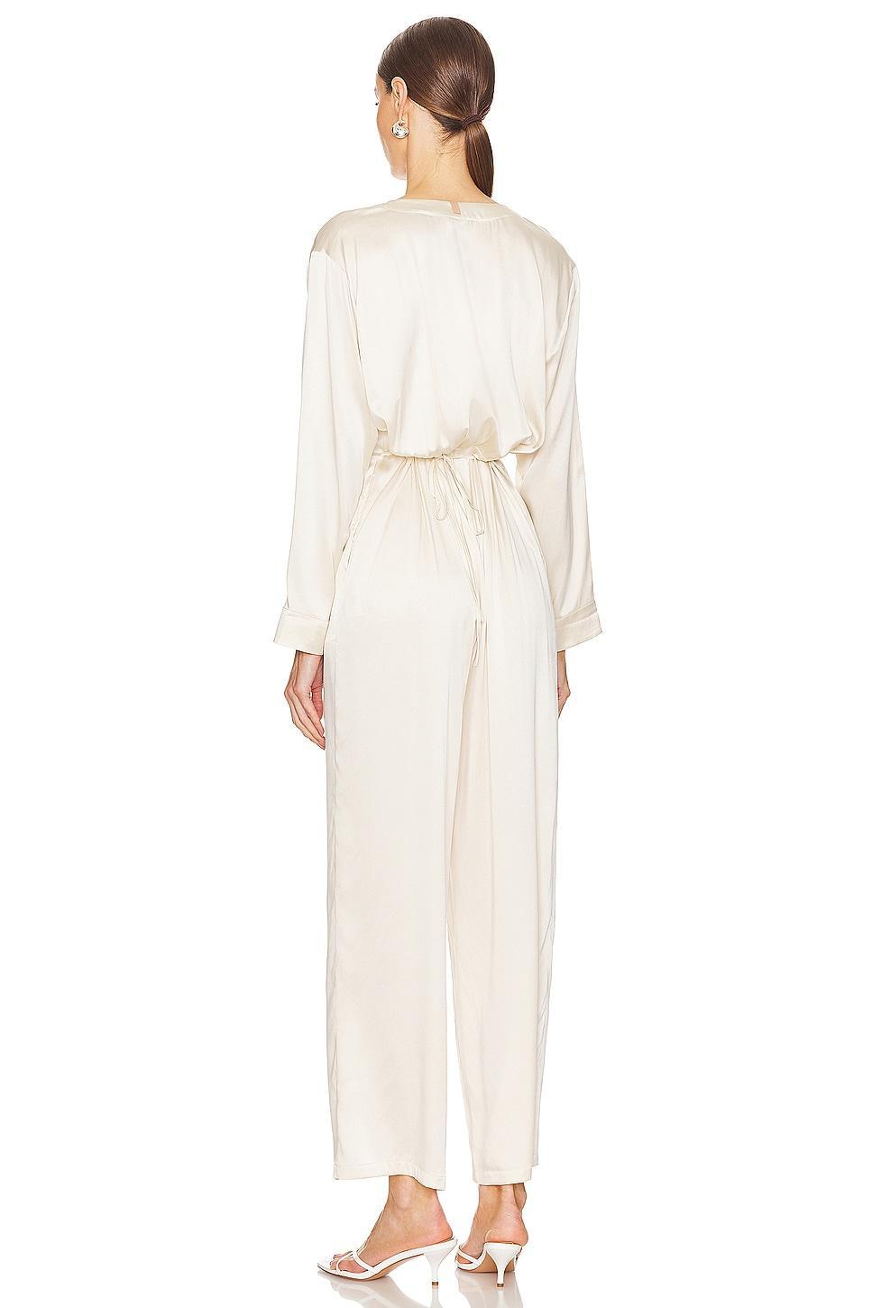 Silk Long Sleeve Jumpsuit LUNYA Product Image