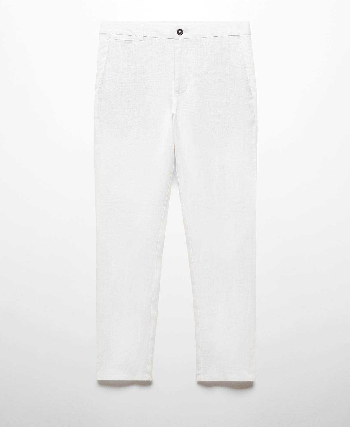 Mango Mens Cotton Trousers Product Image