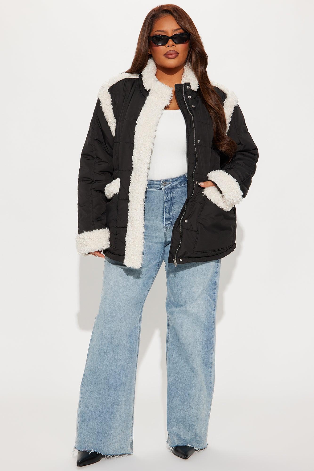 Warmer Days Puffer Jacket  - Black Product Image