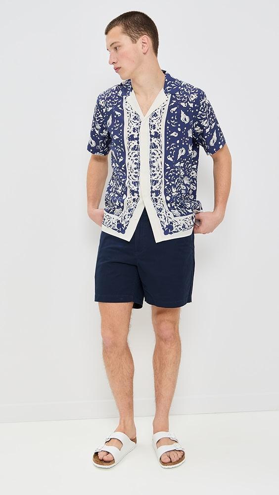 Orlebar Brown Maitan Cowry Capri Collar Shirt | Shopbop Product Image