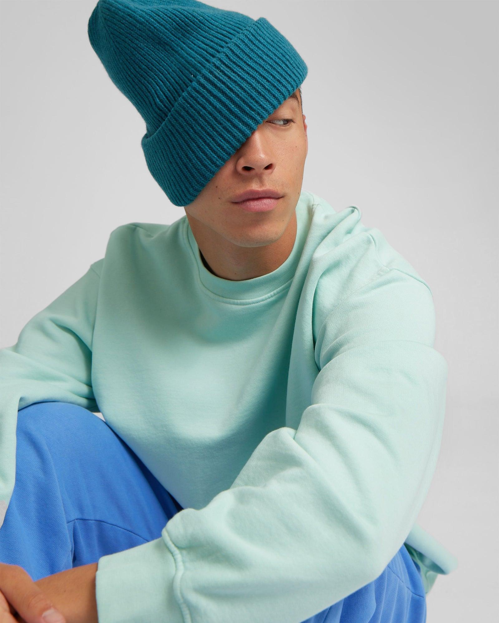 Merino Wool Hat - Hunter Green Product Image