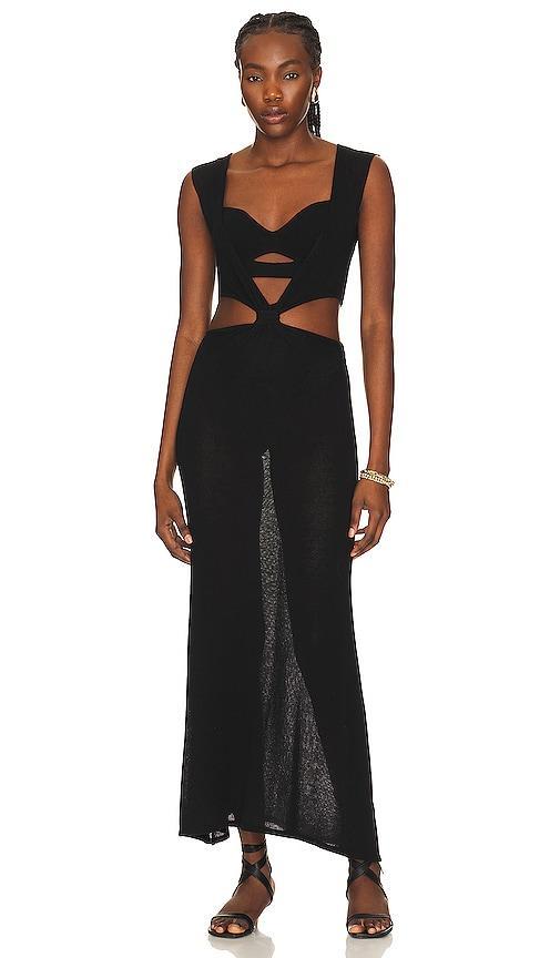 Janli Midi Knit Dress LPA Product Image