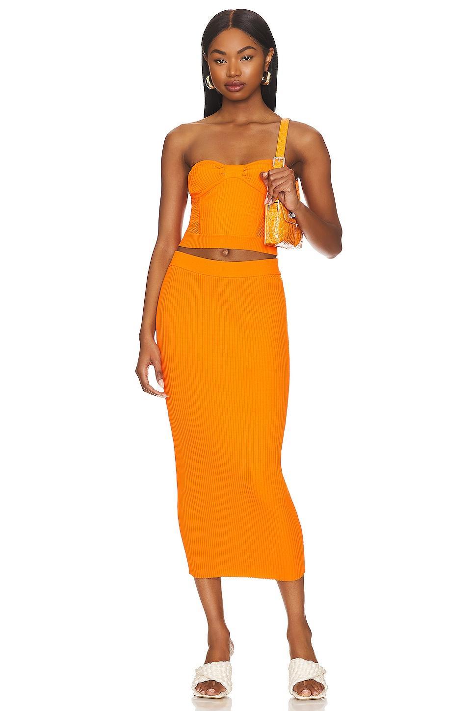 Sage Strapless Top Central Park West Product Image