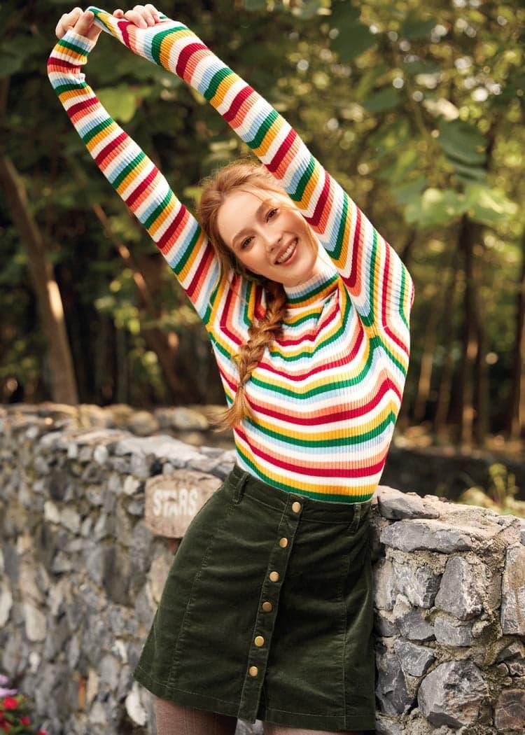 Woodstock Wanderer Ribbed Turtleneck Product Image