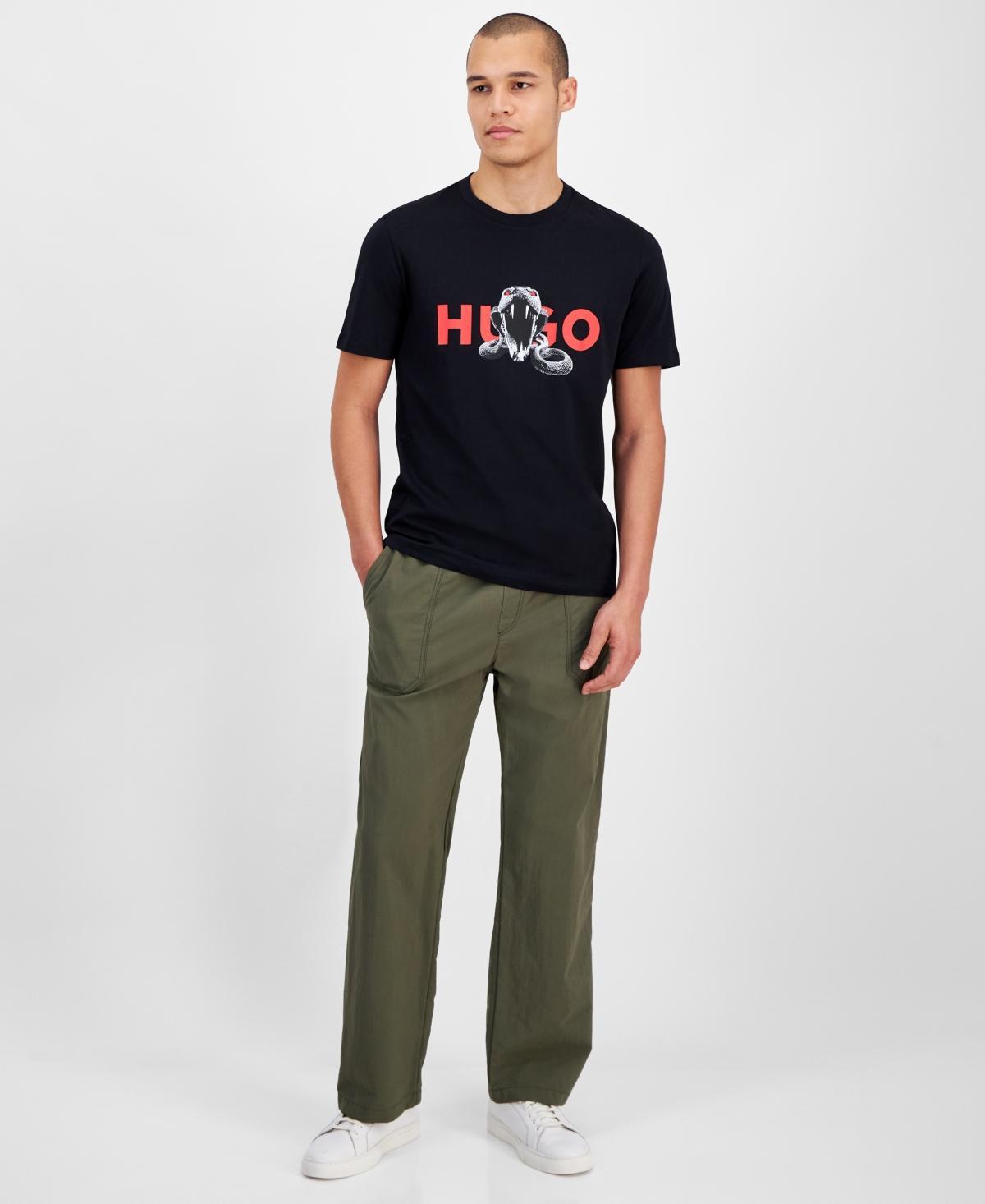 HUGO BOSS Hugo Deyladec T Shirt Black Product Image