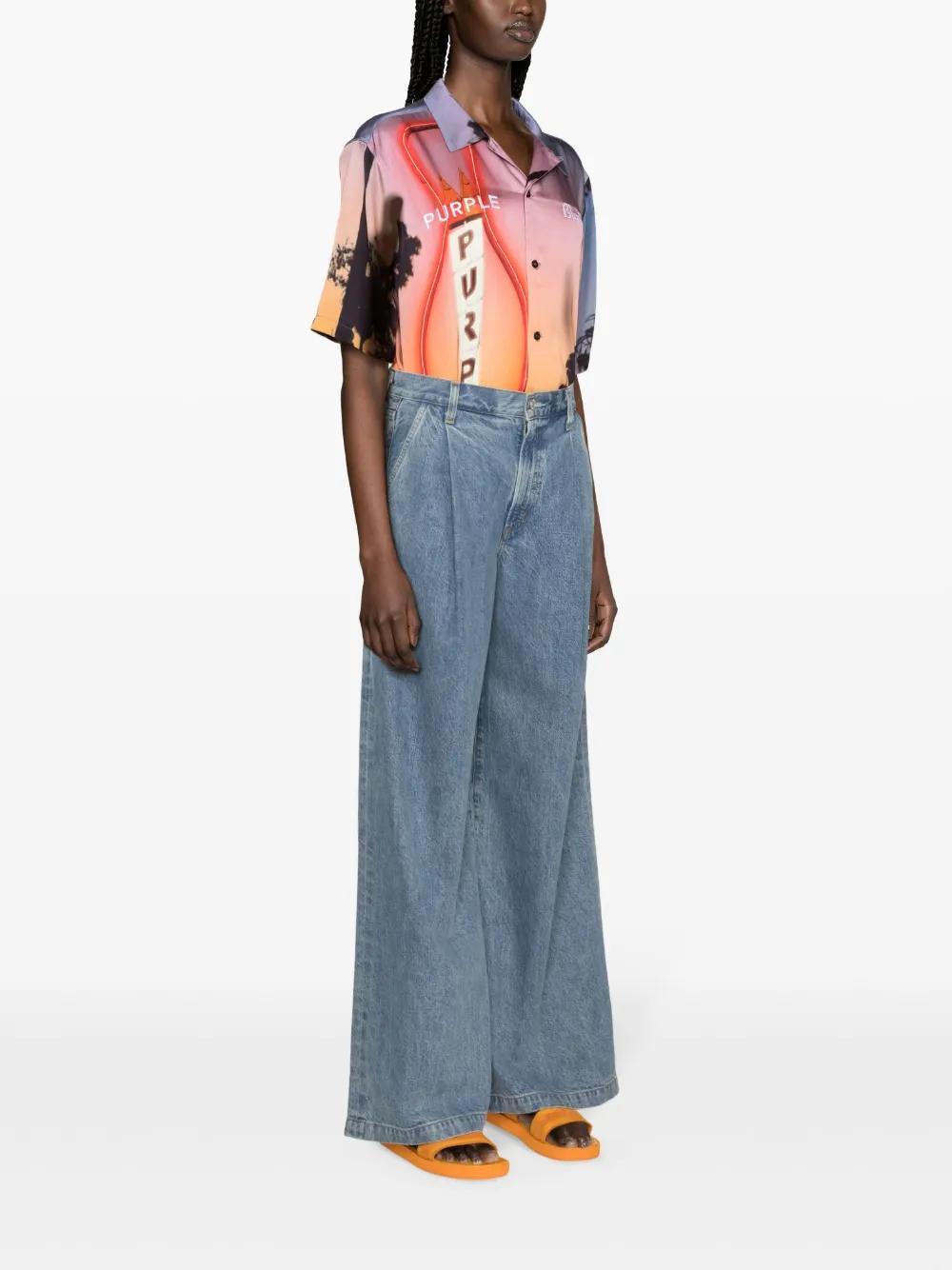 Ellis mid-rise wide-leg jeans Product Image