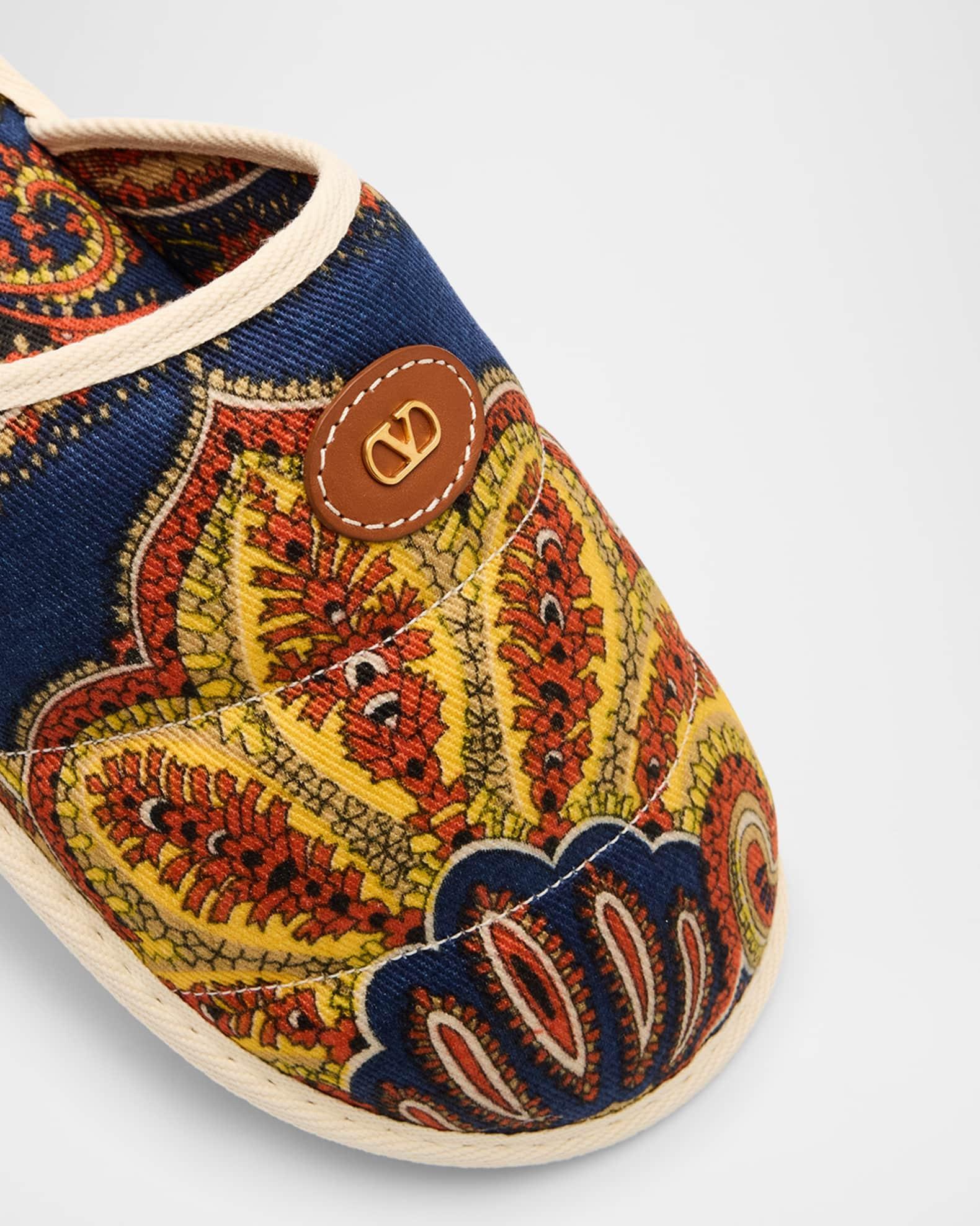 Men's Chambre Voyage Imaginaire Denim Slides Product Image