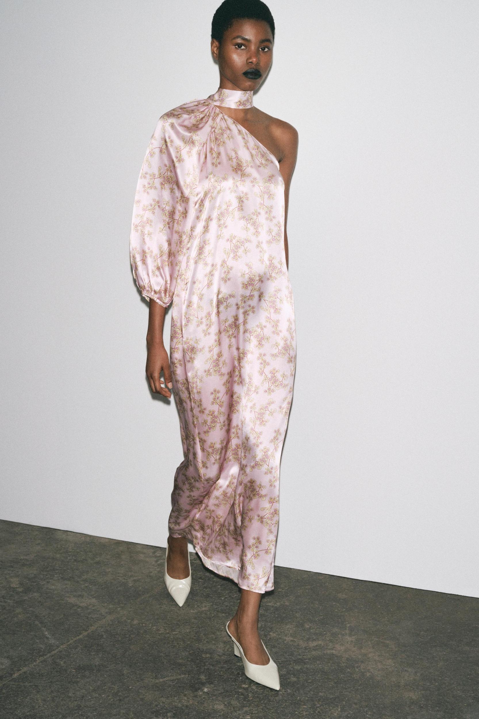 LIMITED EDITION 100% SILK ASYMMETRIC DRESS Product Image