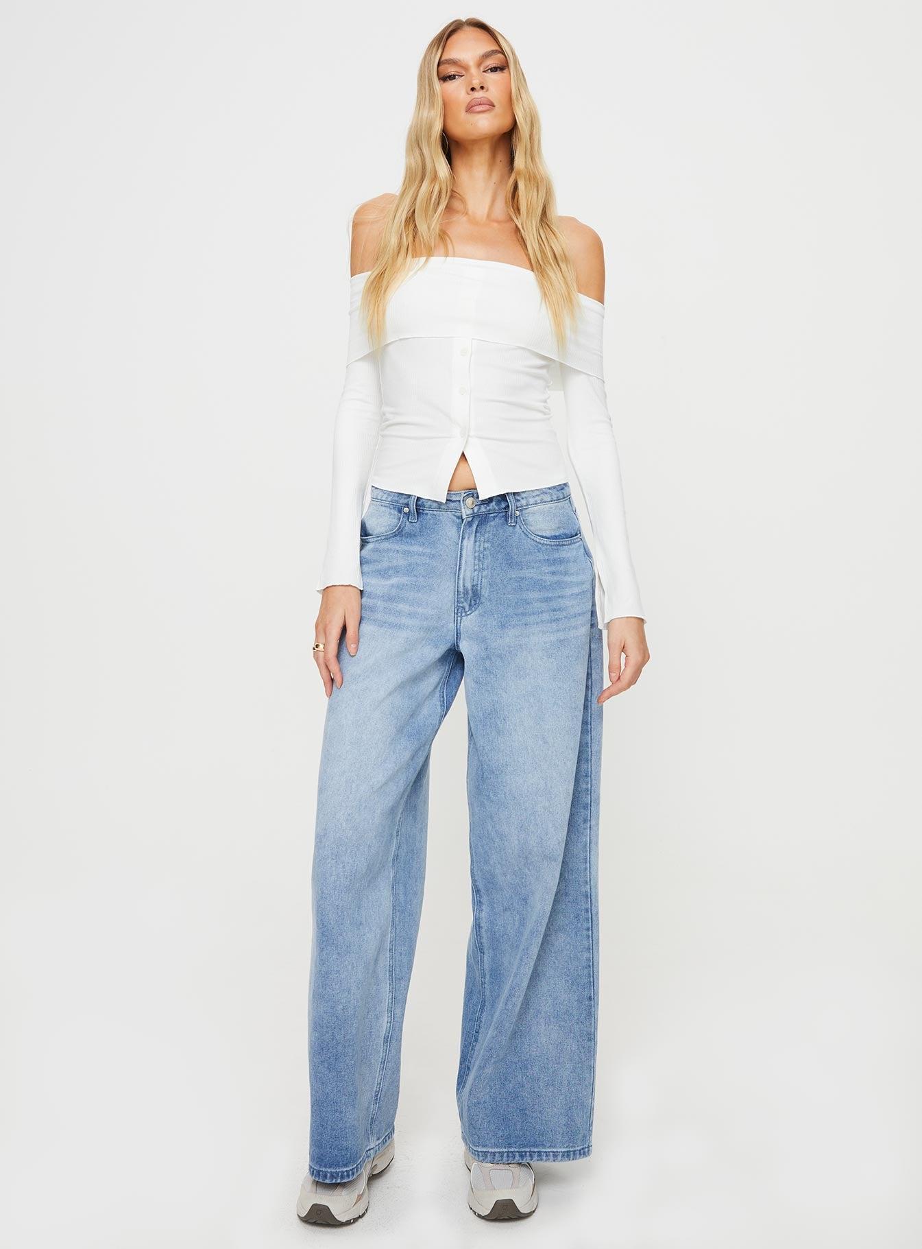 Parveen Off The Shoulder Top White Product Image