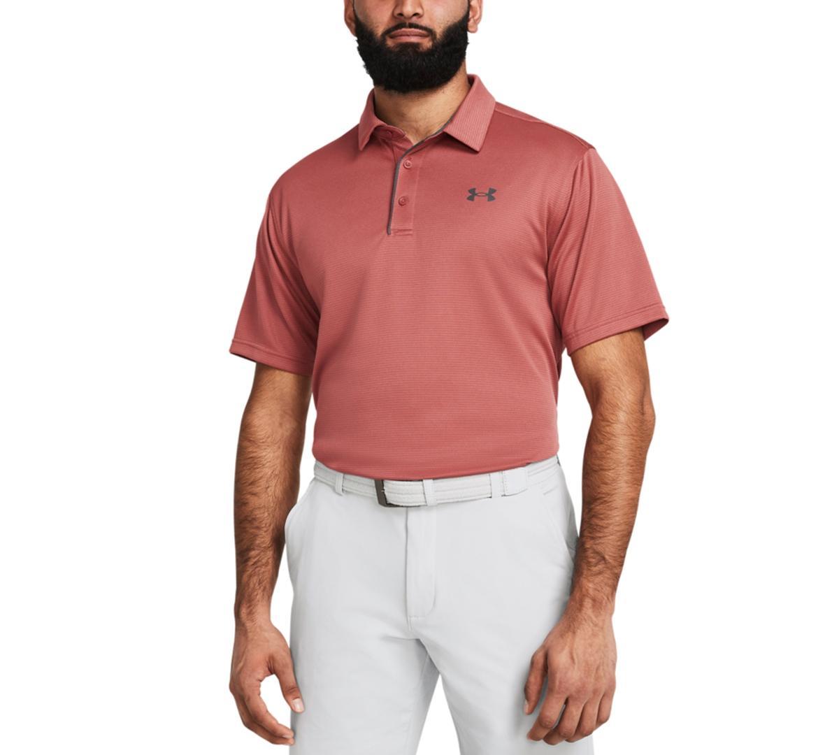 Men's Under Armour Tech Polo, Size: XXL, Multi Orange Product Image