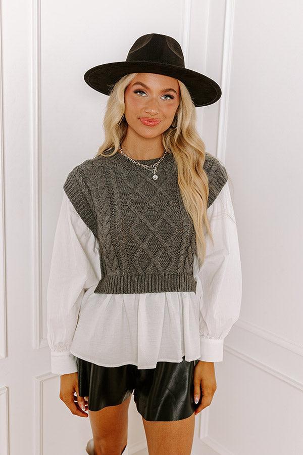 Cozy To The Touch Sweater Top Product Image