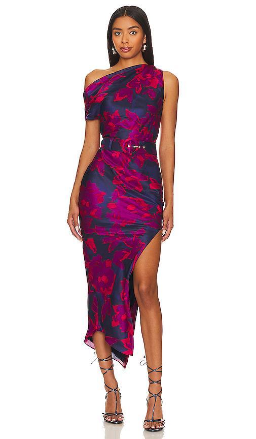 Calantha Off Shoulder Midi Dress NICHOLAS Product Image