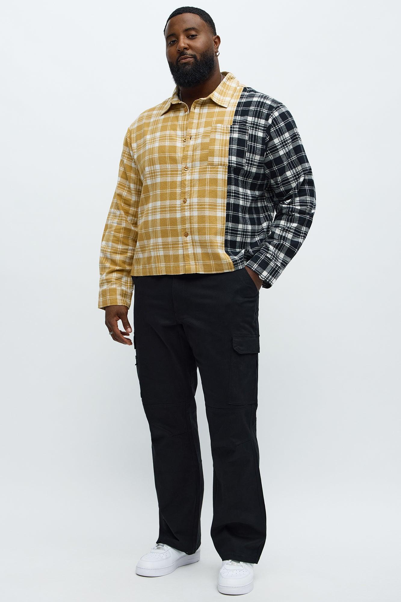 Stacked Slim Flare Kryptonite Cargo Pants - Black Product Image