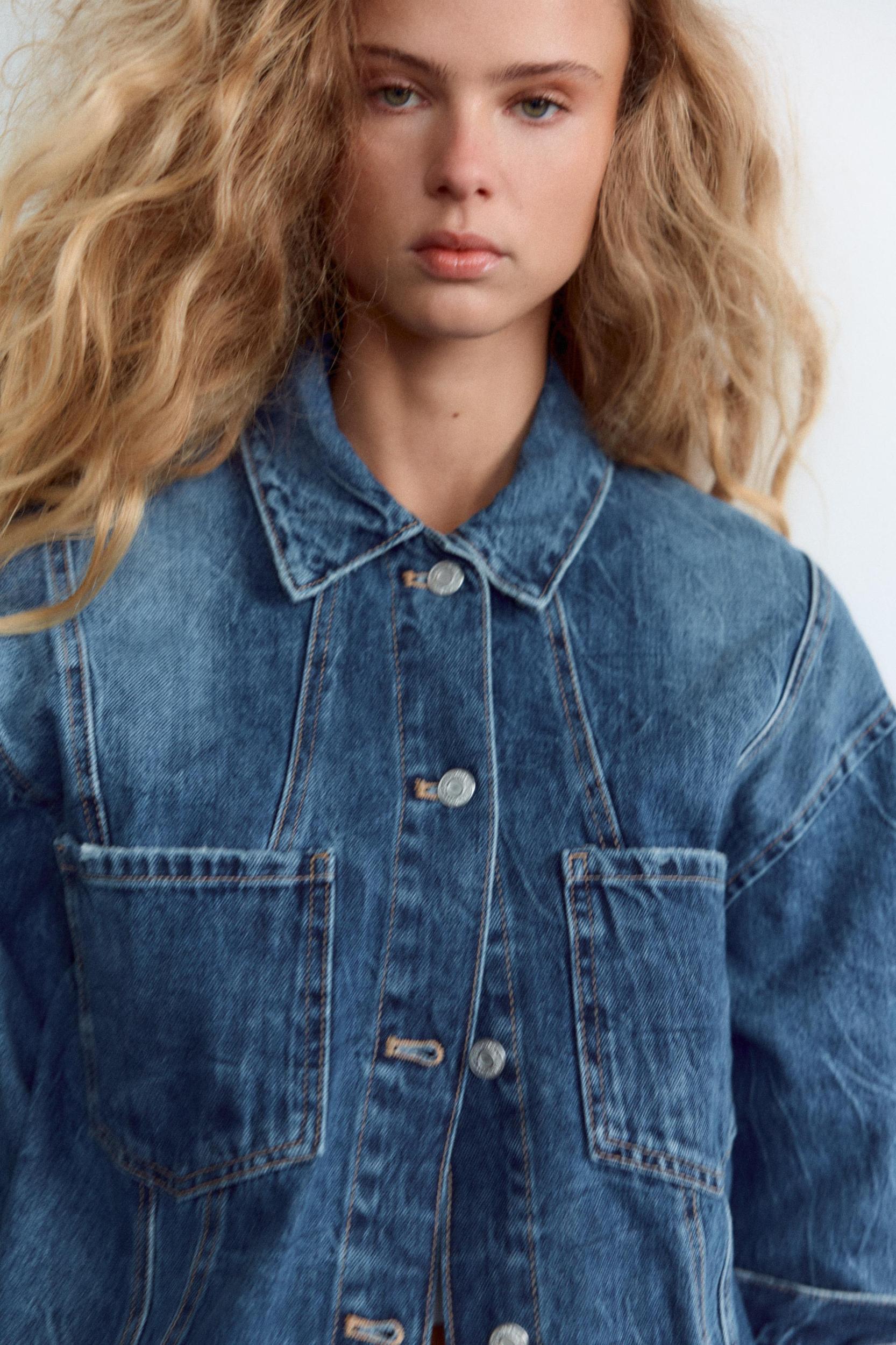 TRF DENIM OVERSHIRT Product Image