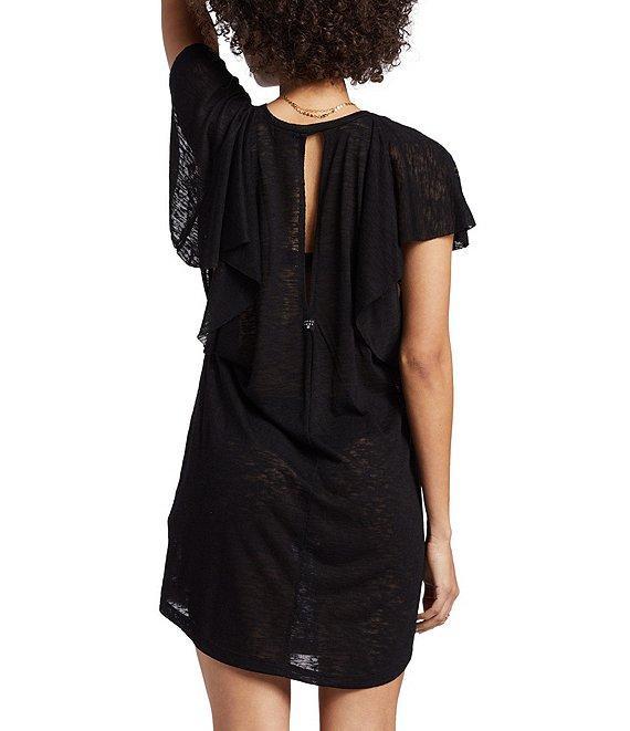 Billabong Out For Waves Flutter Sleeve Cover Up Dress Product Image