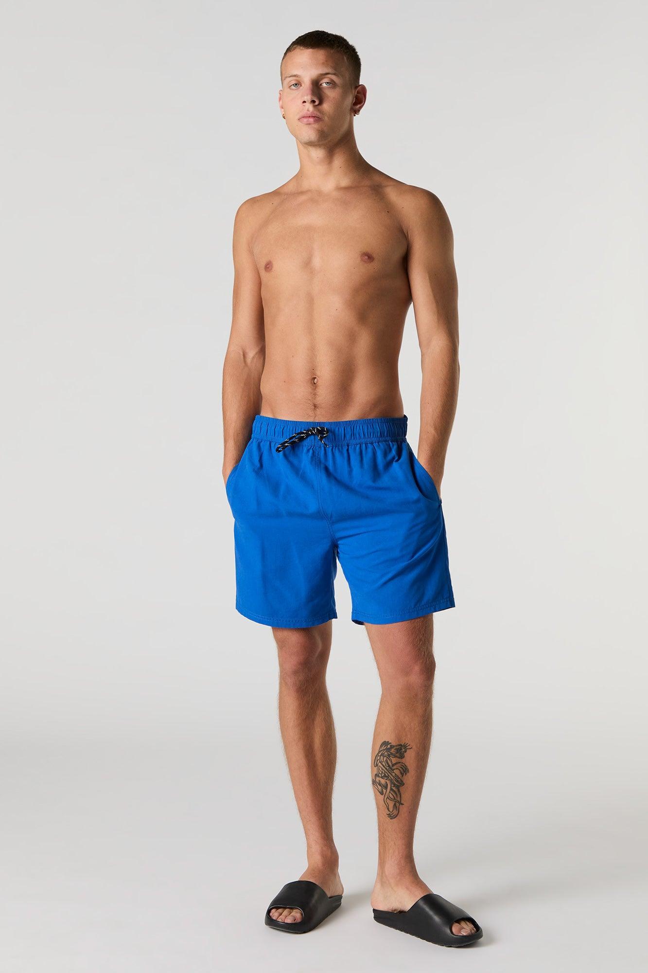 Solid Drawstring Board Short Male Product Image