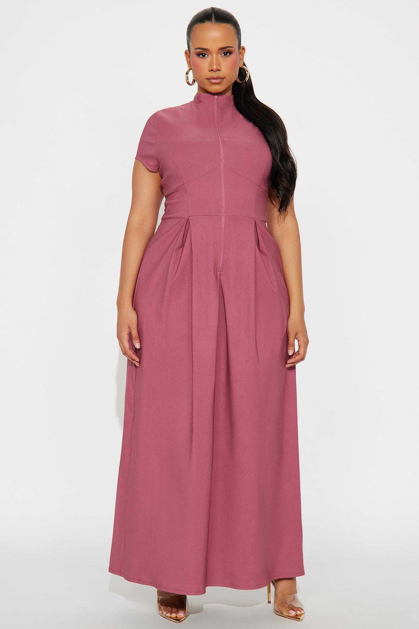 Too Busy To Care Maxi Dress - Mauve Product Image