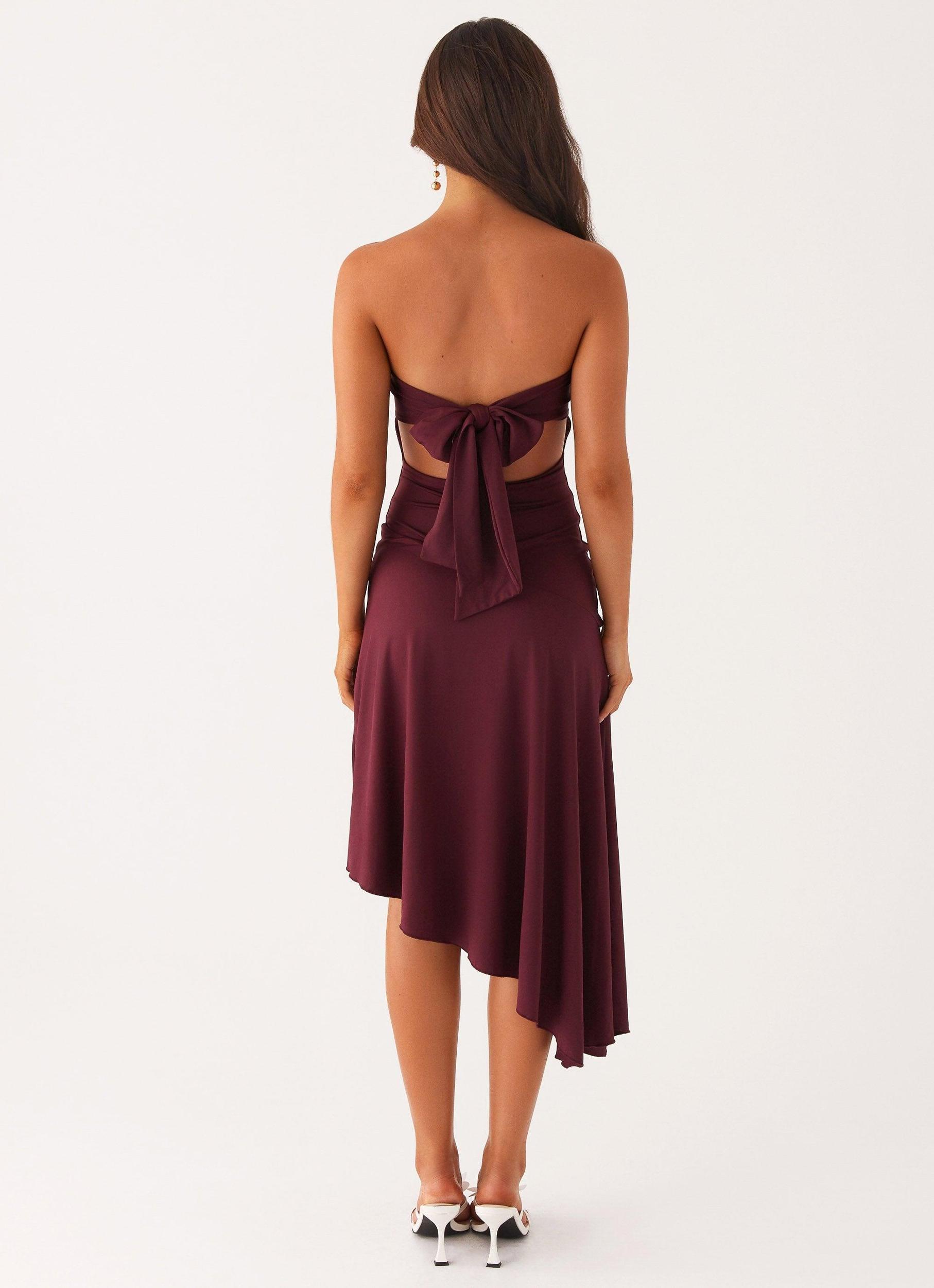 Juliana Midi Dress - Mulberry Product Image