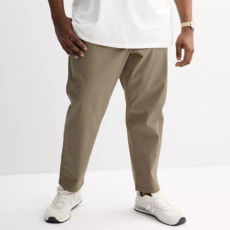 Big & Tall Sonoma Goods For Life® Side Zip Ripstop Pants, Men's, Size: XXL Tall, Kagan Green Product Image