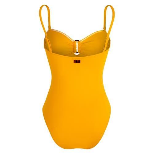 Solid Sculpt Bandeau One-Piece Swimsuit Product Image
