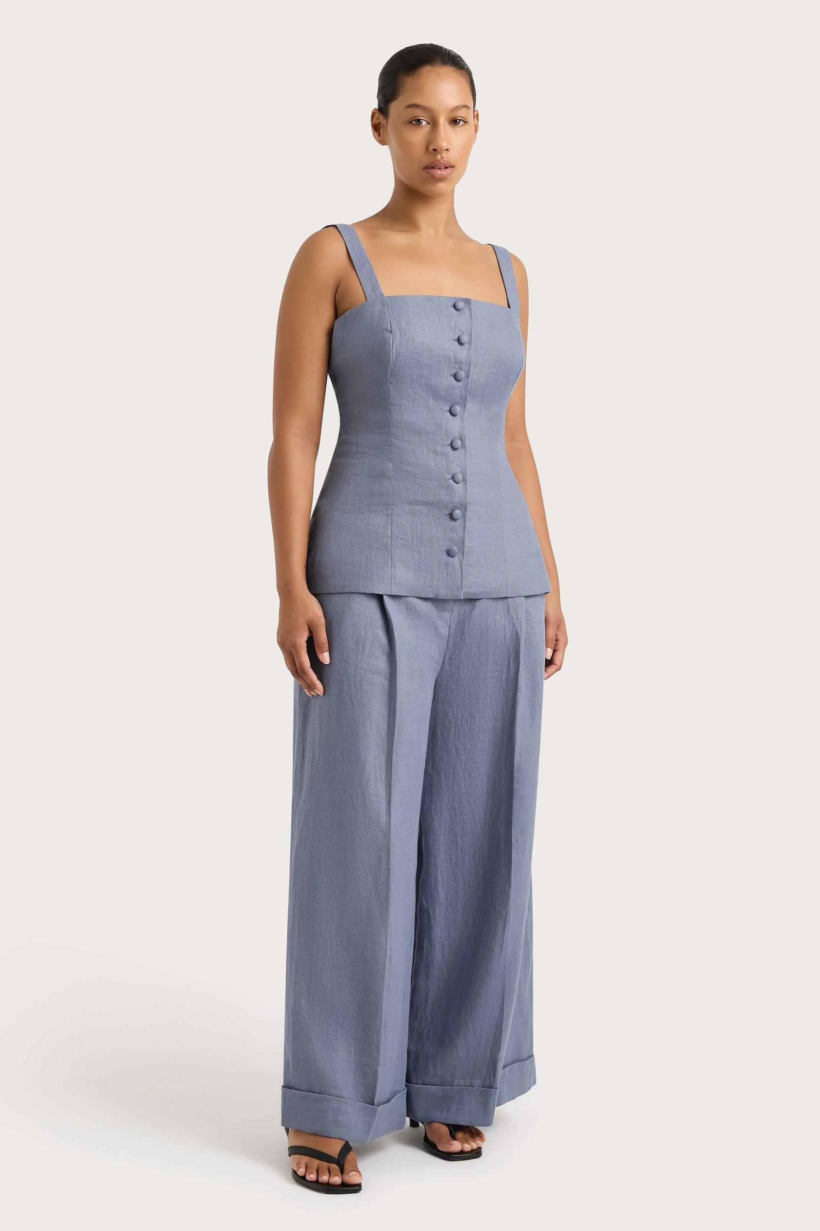 Corbiere Vest Cornflower Blue Product Image