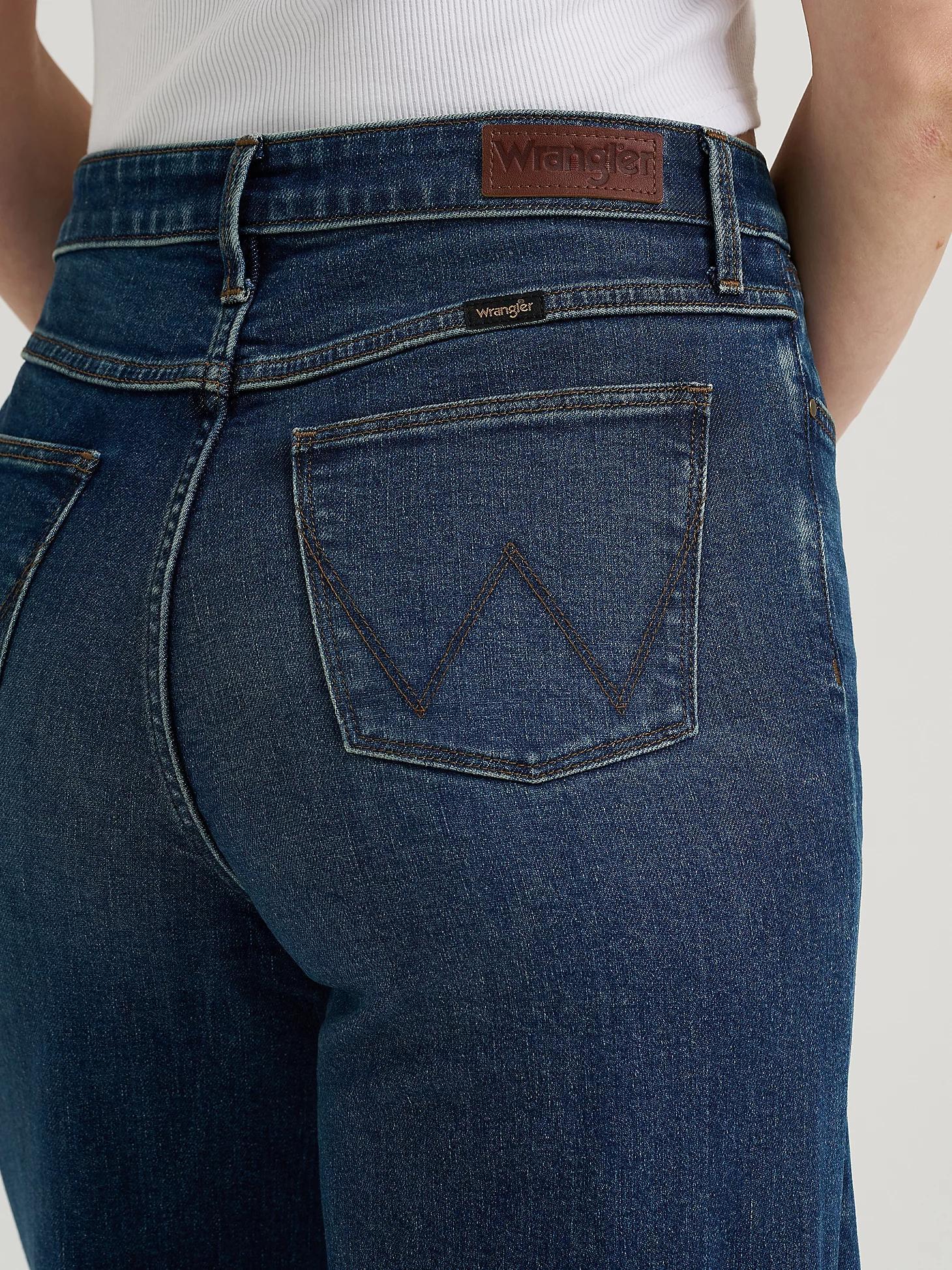 Women's High Rise Wide Leg Jean | Women's JEANS | Wrangler® Product Image