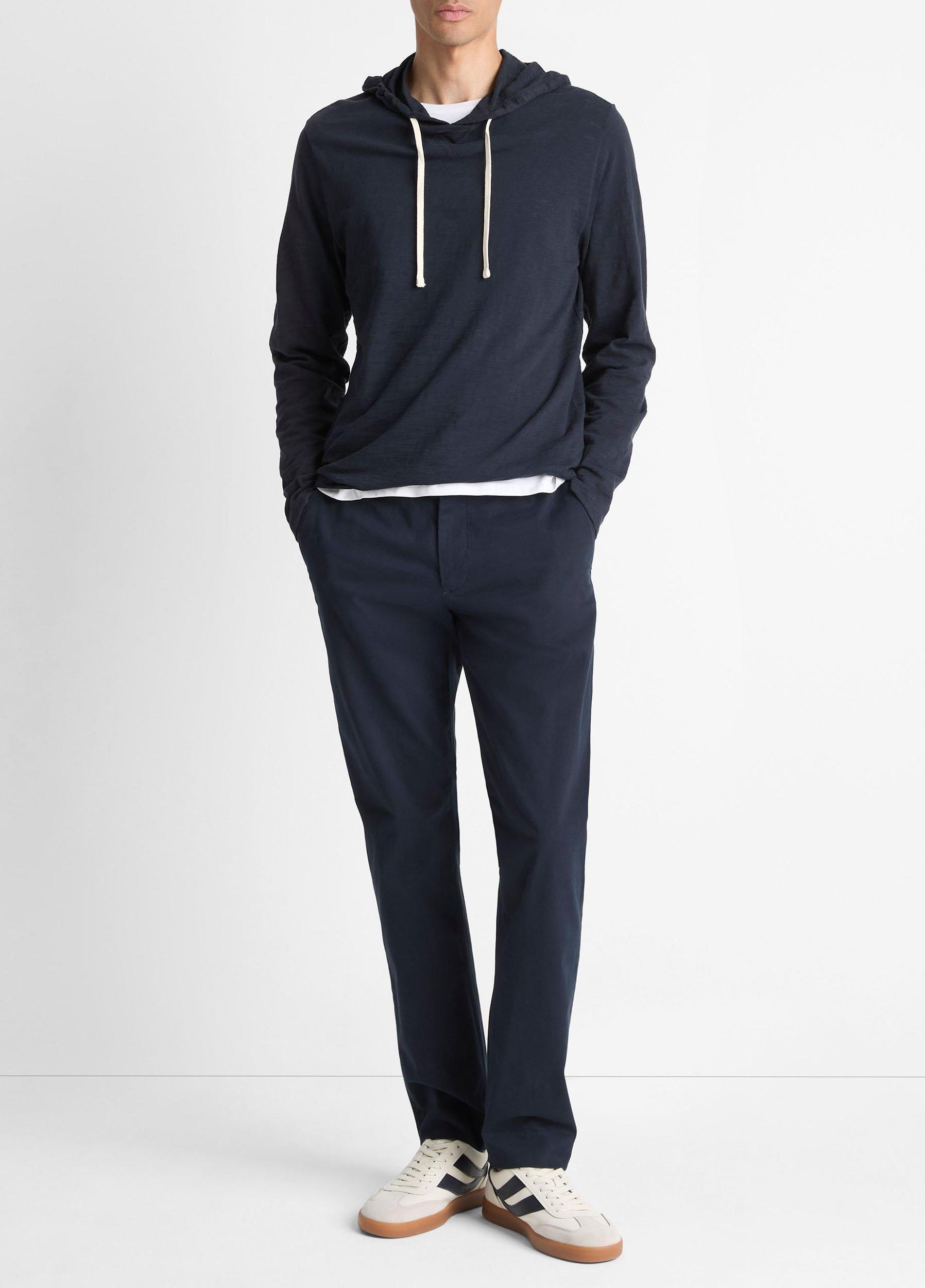 Textured Cotton Hoodie Product Image