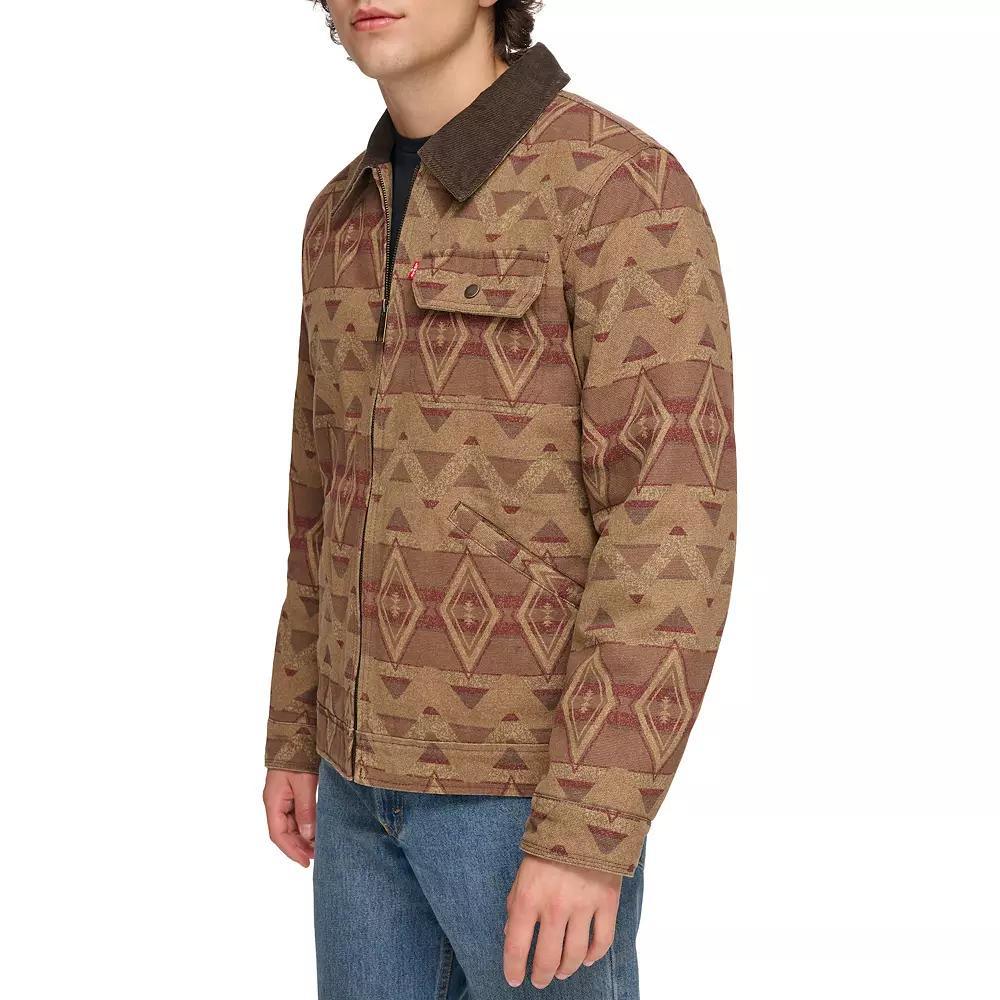 Men's Levi's® Trucker Jacket with Corduroy Collar, Size: Medium, Pink Product Image