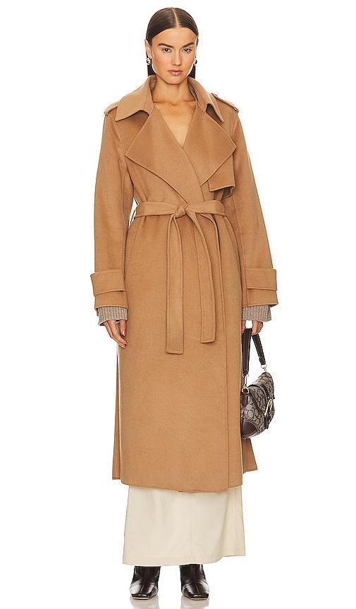 Margaret Wool Trench Coat Product Image