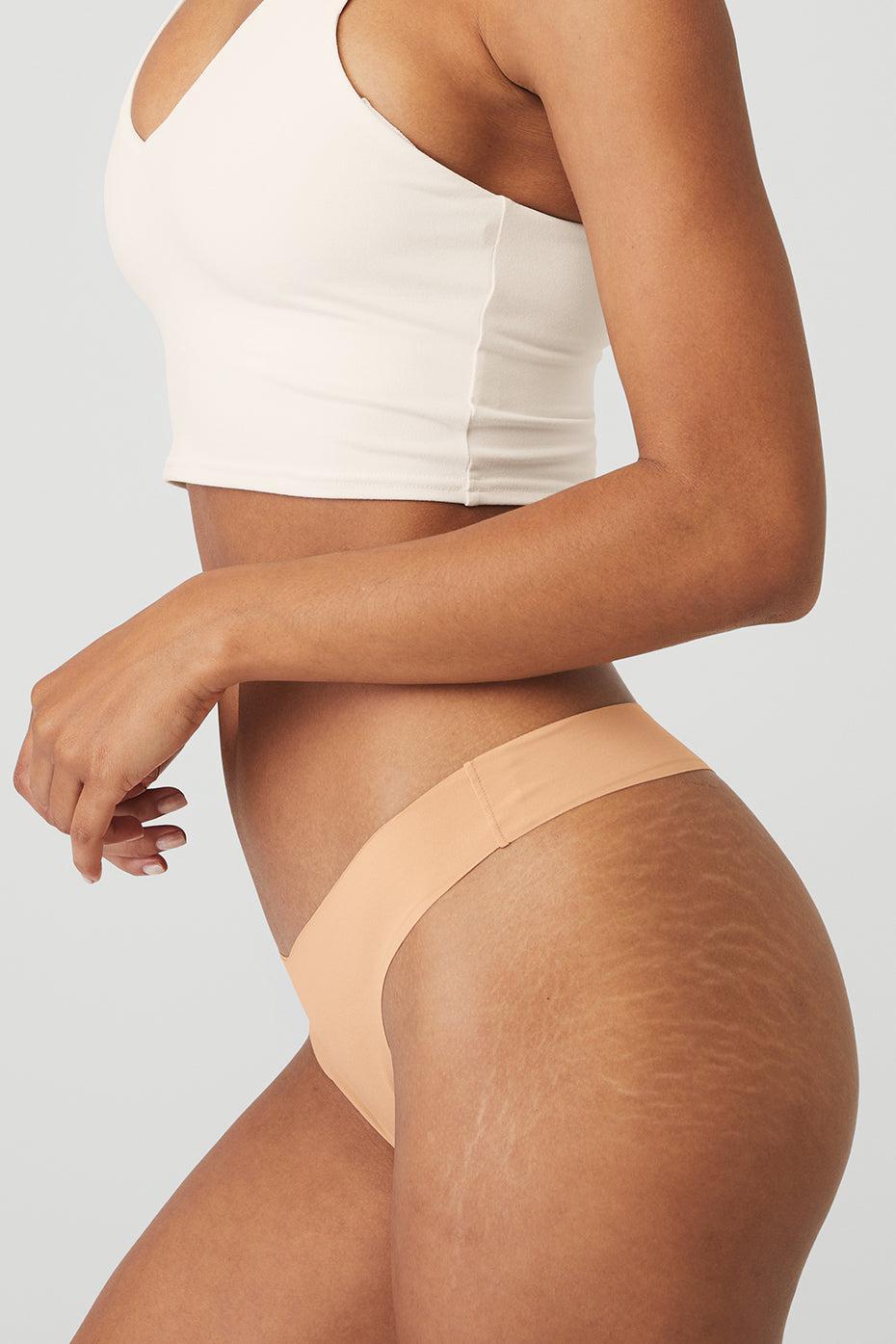 Airbrush Invisible Thong - Champagne Product Image