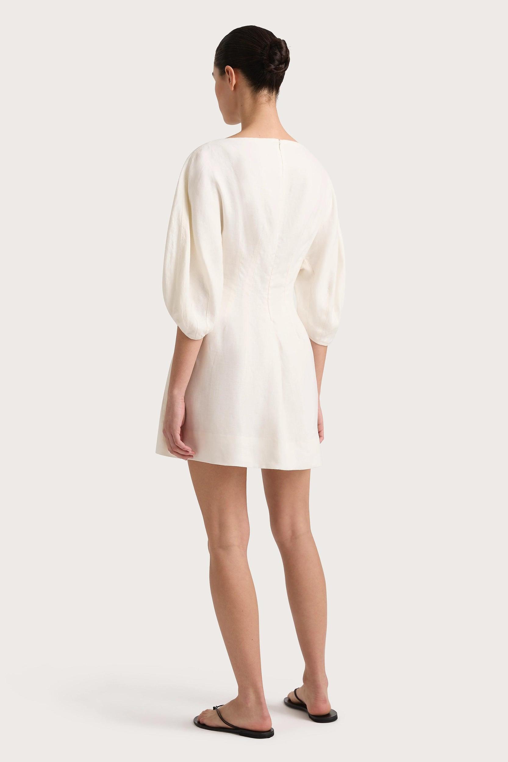 Lowen Mini Dress White Product Image