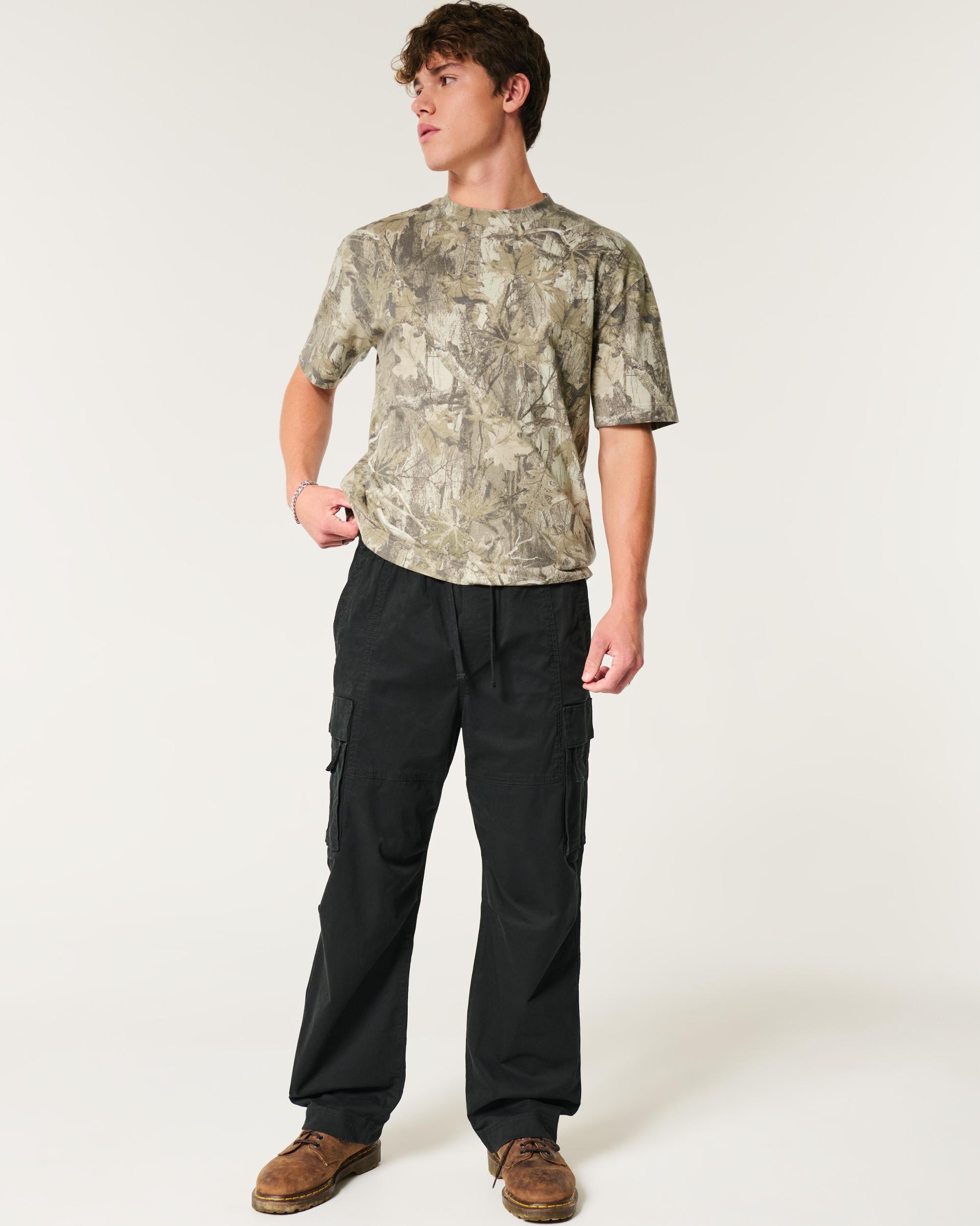 Boxy Heavyweight Washed Crew T-Shirt Product Image