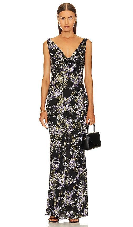 Deep Drape Neck Gown Norma Kamali Product Image