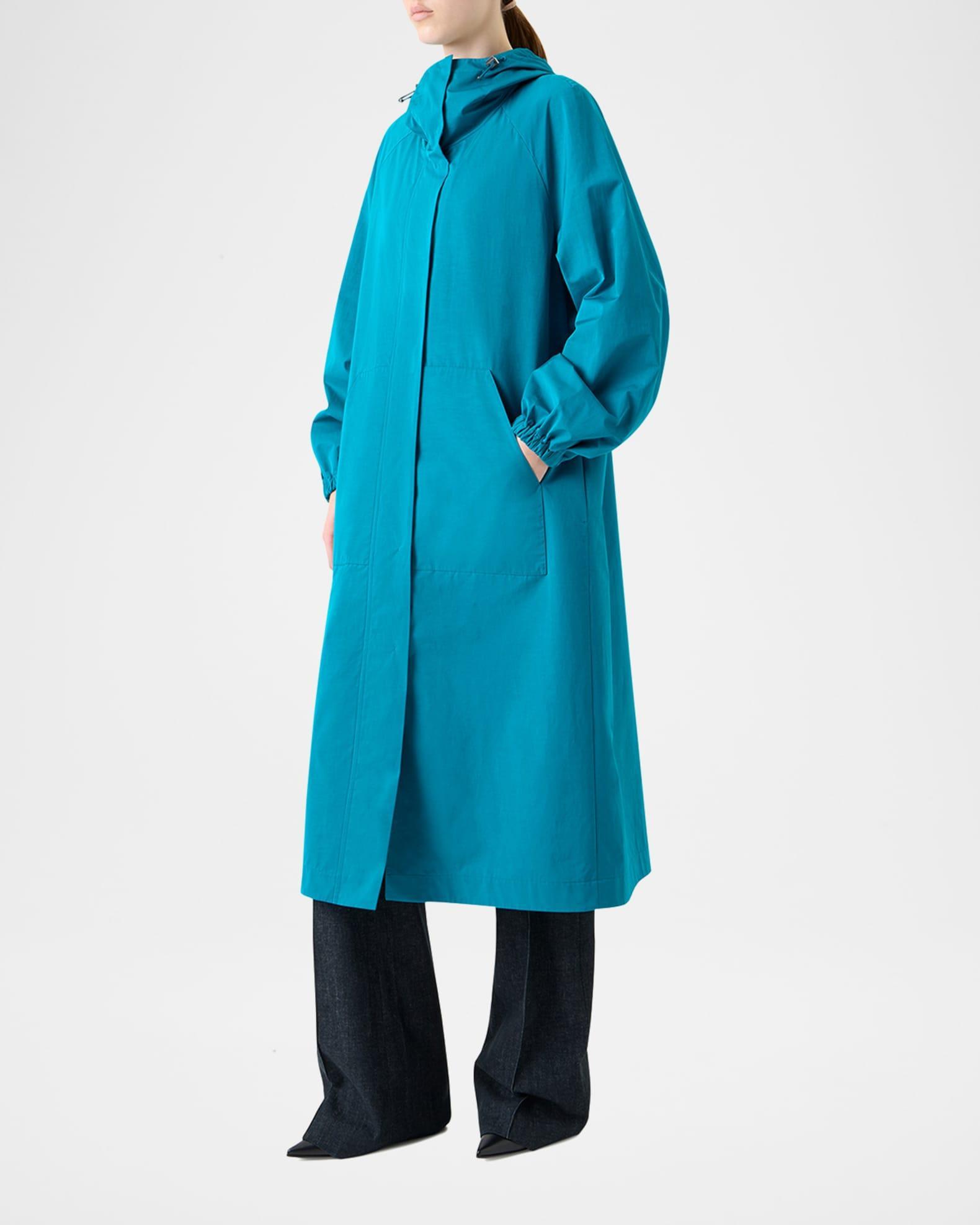 Zachary Water-Resistant Techno Gabardine Long Coat Product Image