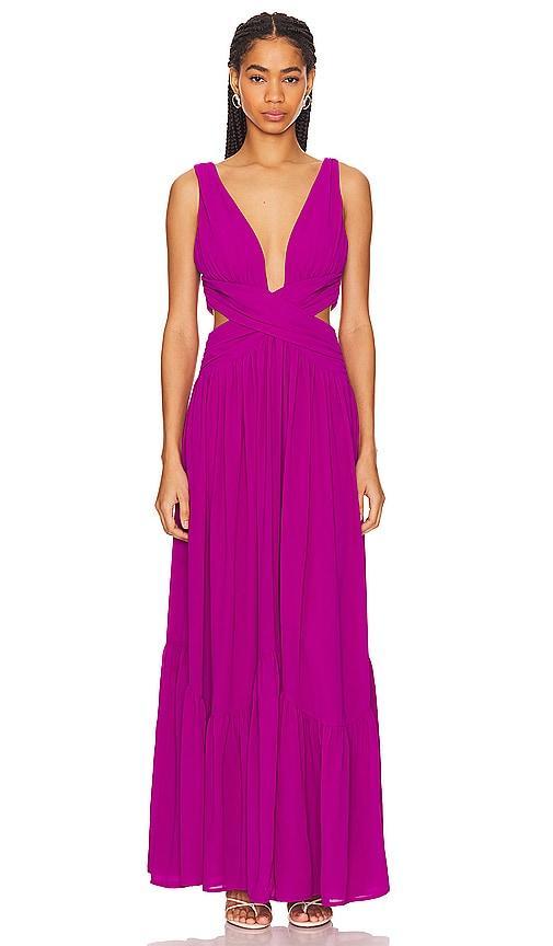 Headliner Maxi Dress Line & Dot Product Image