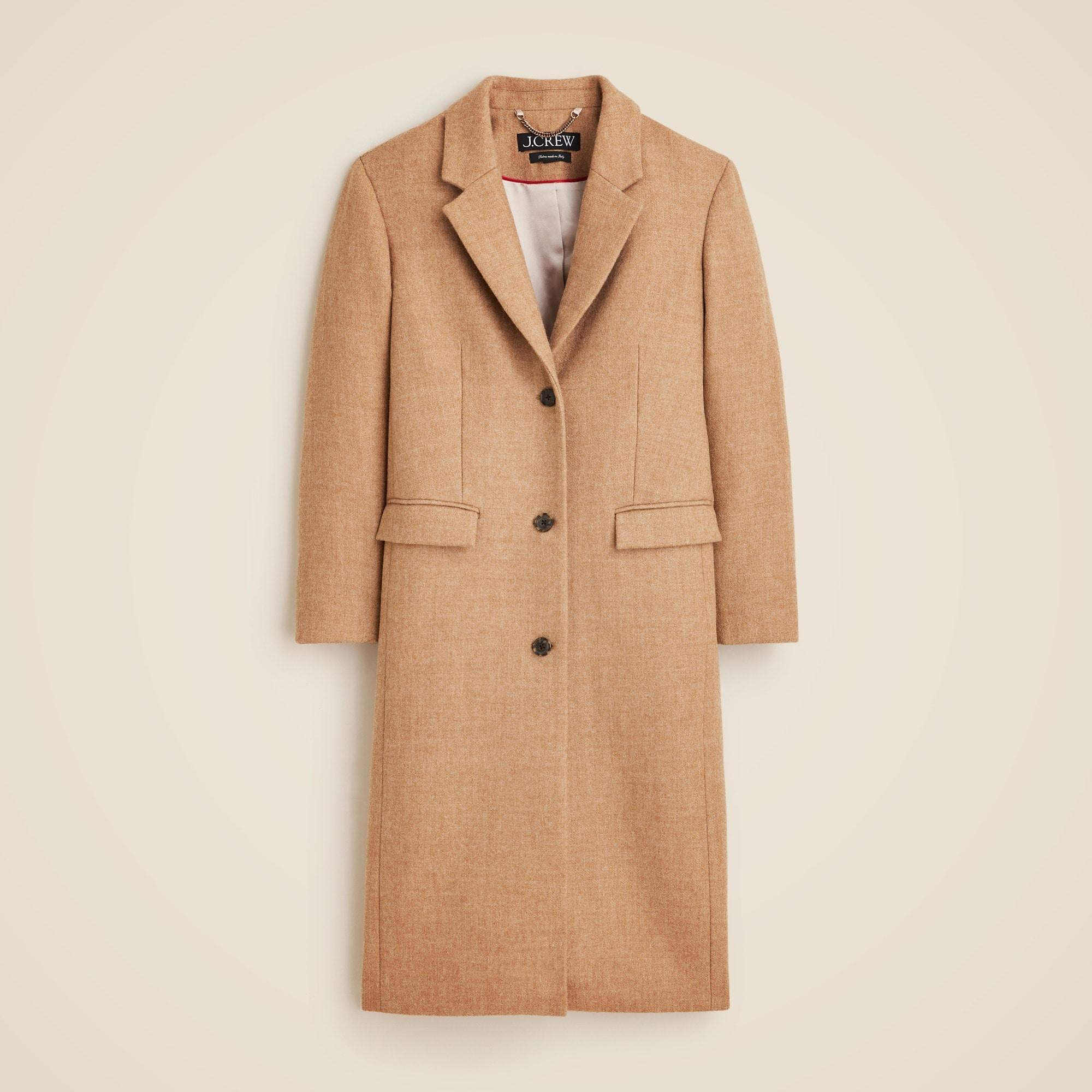 Palais double-breasted topcoat in Italian wool-blend melton Product Image