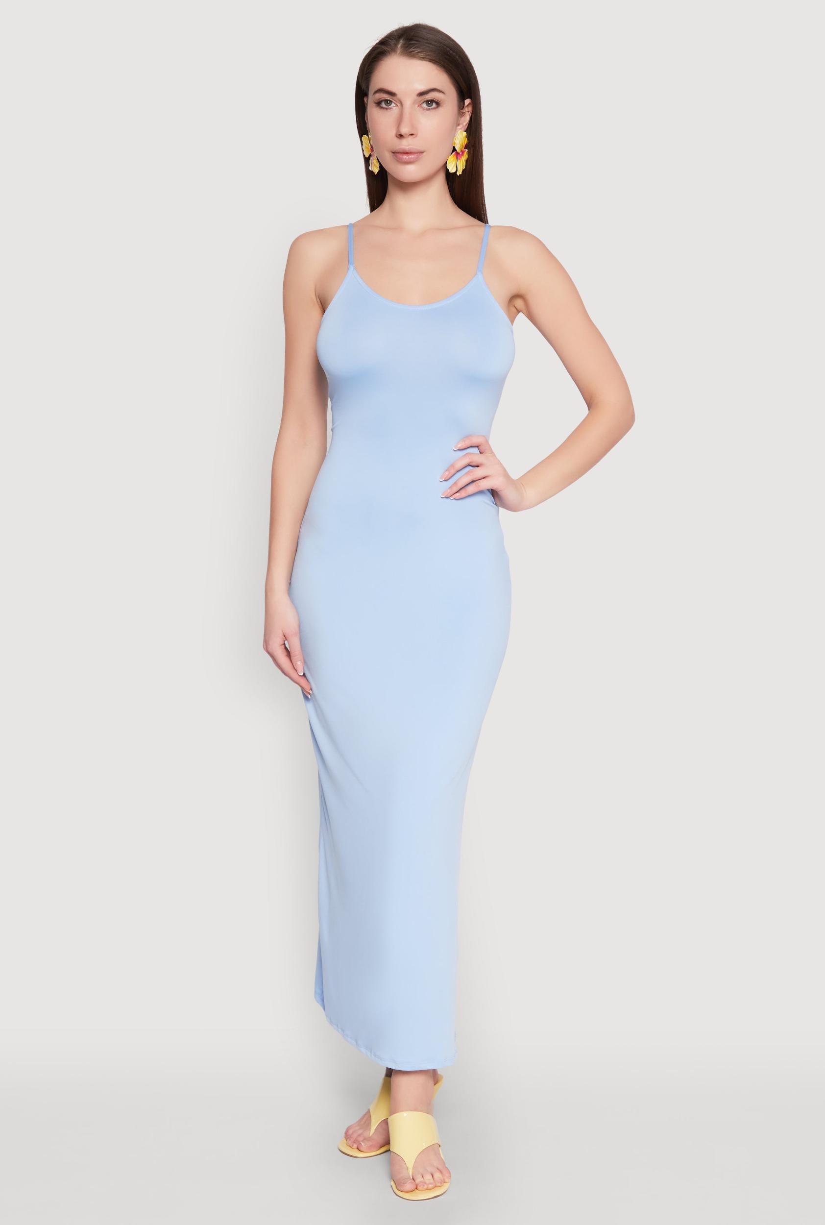 Womens Scoop Neck Cami Maxi Dress Product Image