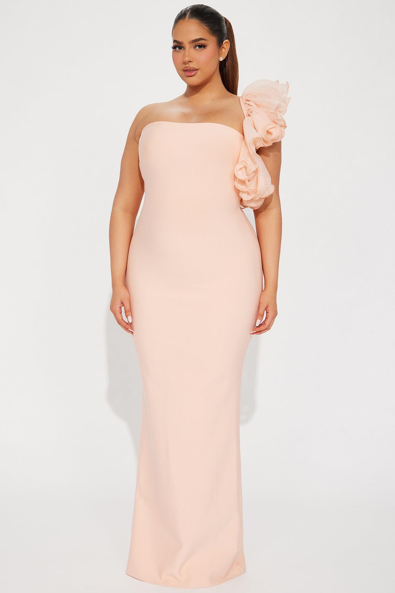 Daniella Bandage Maxi Dress - Blush Product Image
