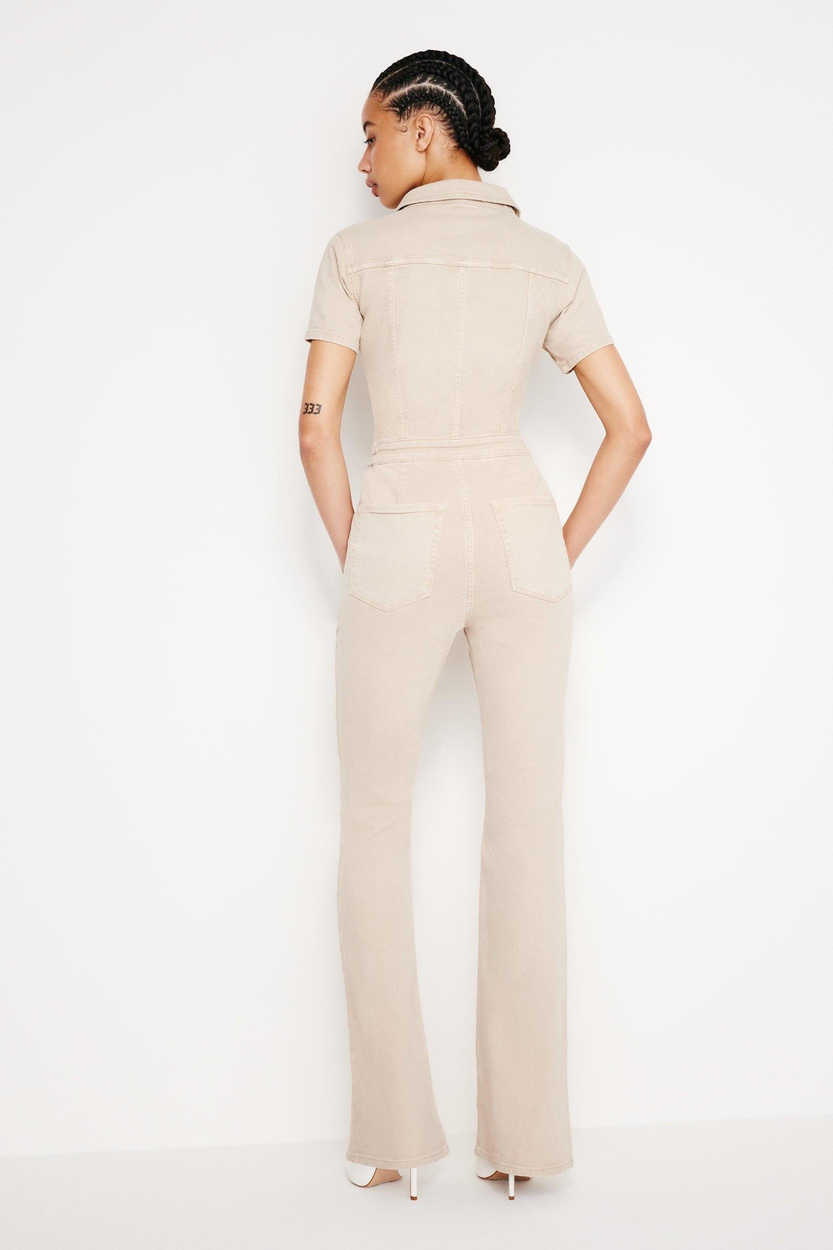 FIT FOR SUCCESS BOOTCUT JUMPSUIT | SAND004 Product Image